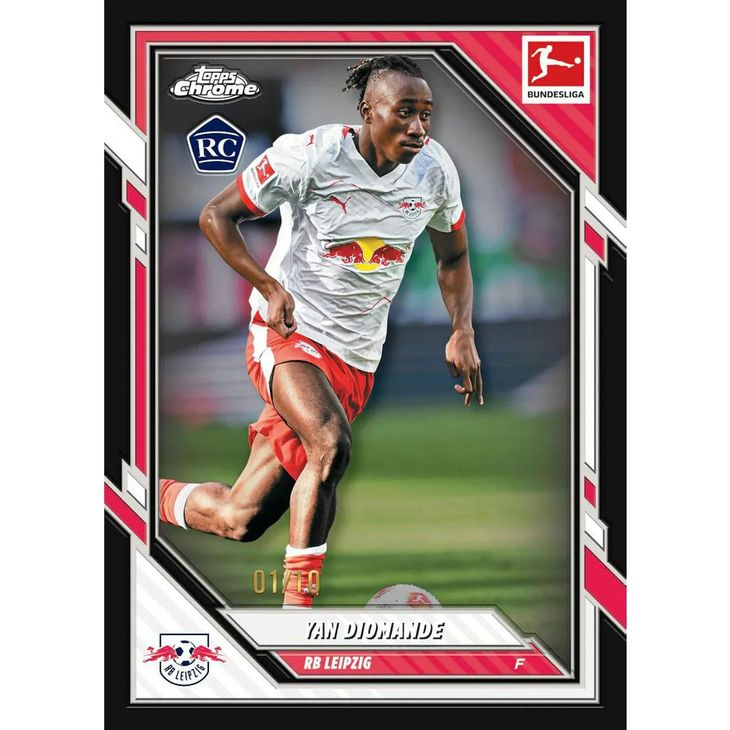 2025 26 Topps Chrome Bundesliga Soccer Blaster Box (Ships Sealed Only)