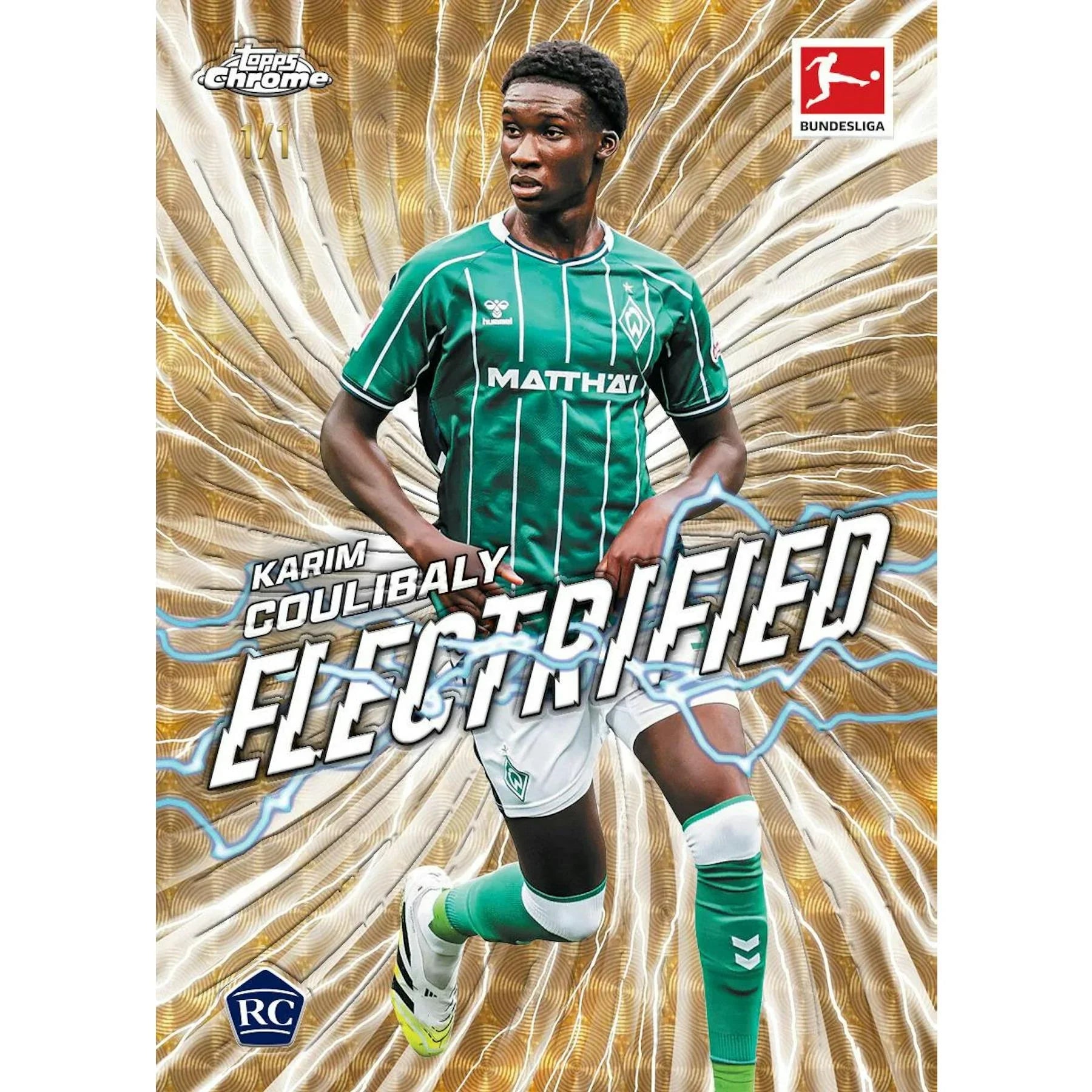 2025 26 Topps Chrome Bundesliga Soccer Blaster Box (Ships Sealed Only)