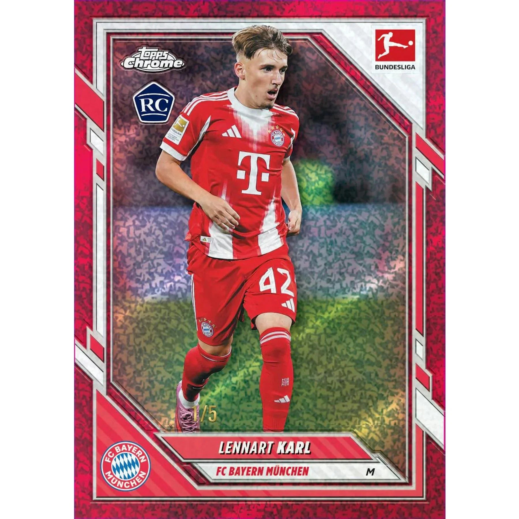 2025 26 Topps Chrome Bundesliga Soccer Blaster 40 Box Case (Ships Sealed Only)