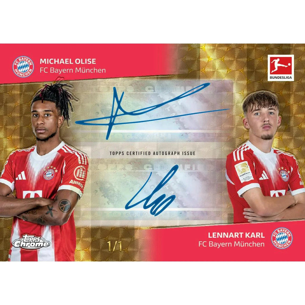 2025 26 Topps Chrome Bundesliga Soccer Blaster 40 Box Case (Ships Sealed Only)