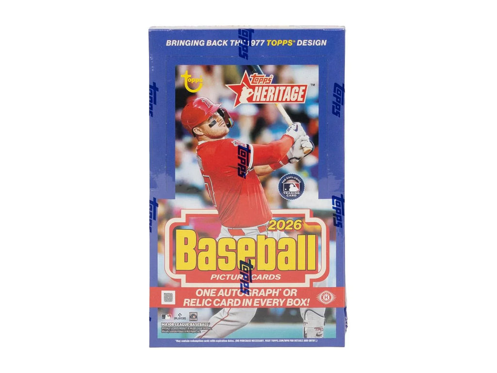 2026 Topps Heritage Baseball Hobby Box (Ships Sealed Only) - D