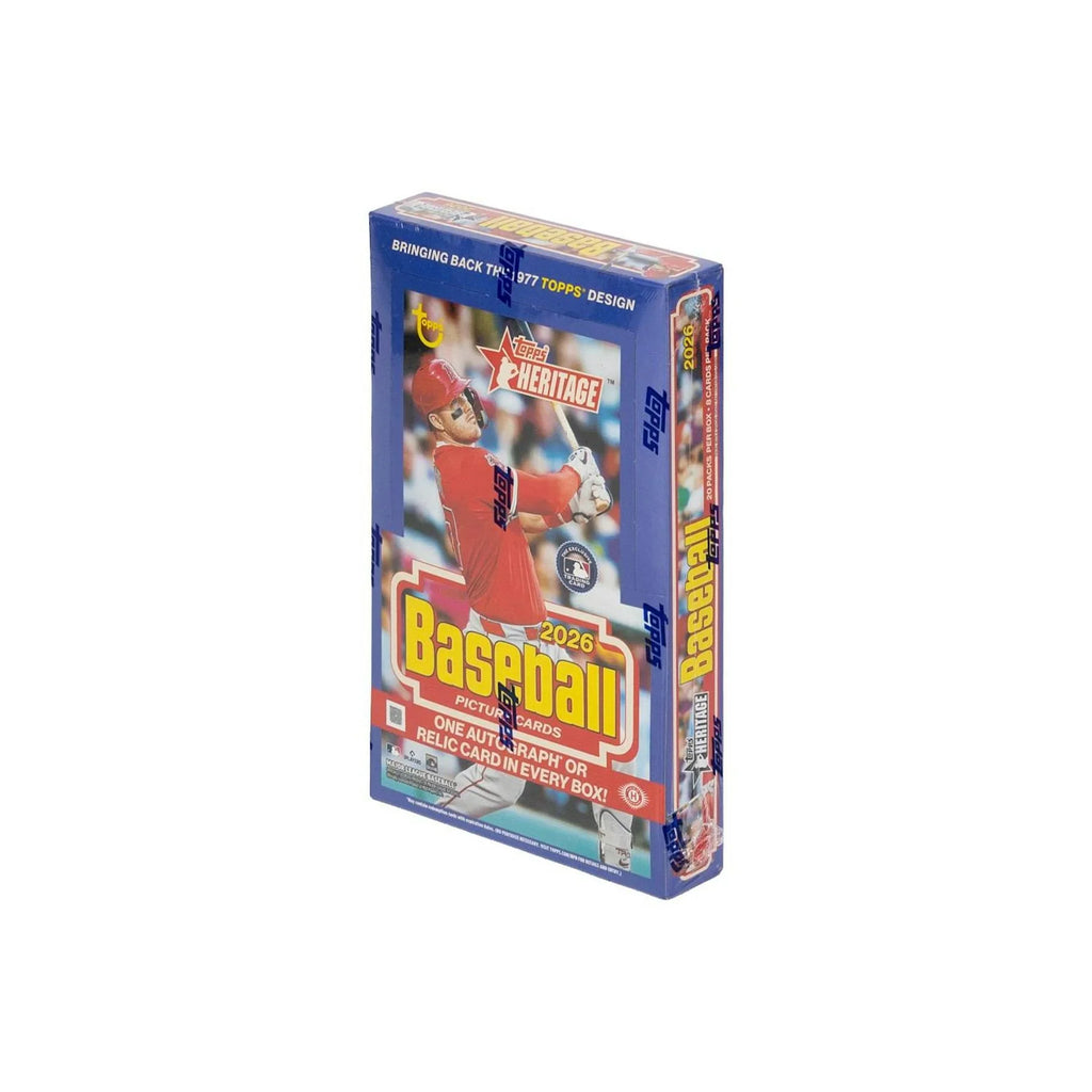 2026 Topps Heritage Baseball Hobby 12 Box Case (Ships Sealed Only) - D2