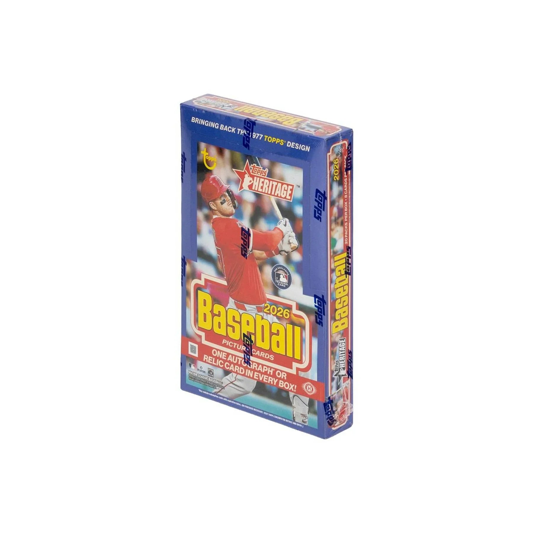 2026 Topps Heritage Baseball Hobby 12 Box Case (Ships Sealed Only) - D2
