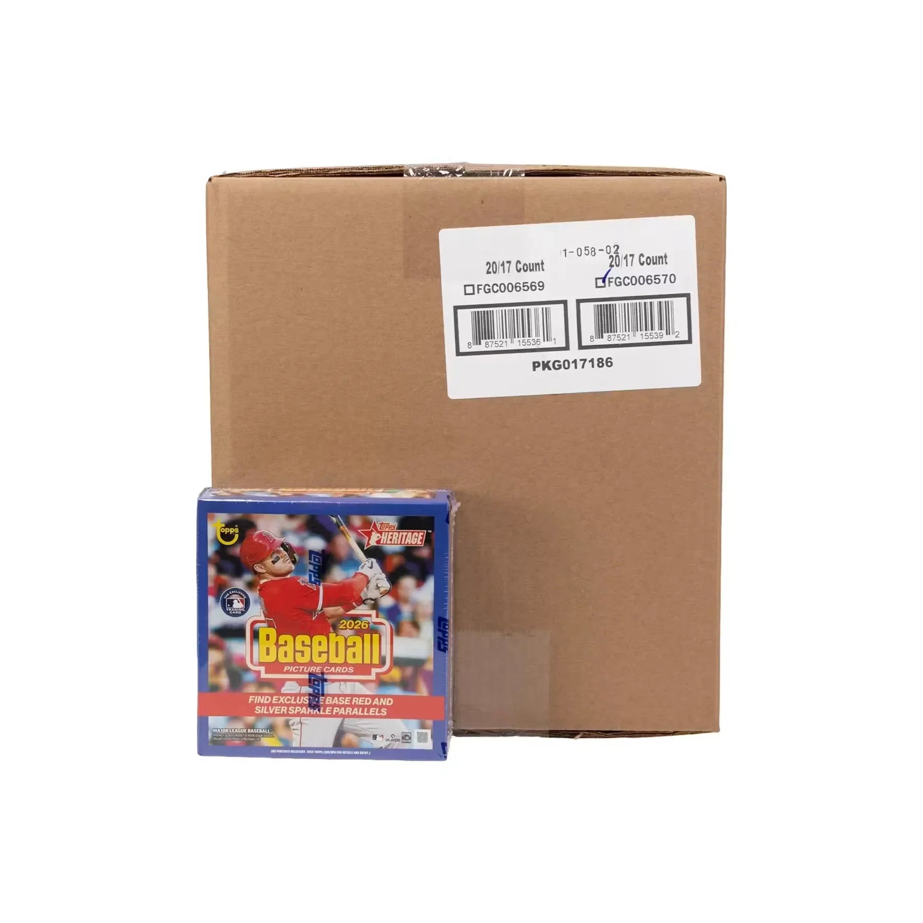 2026 Topps Heritage Baseball Mega 20 Box Case 20 Boxes (Ships Sealed Only)