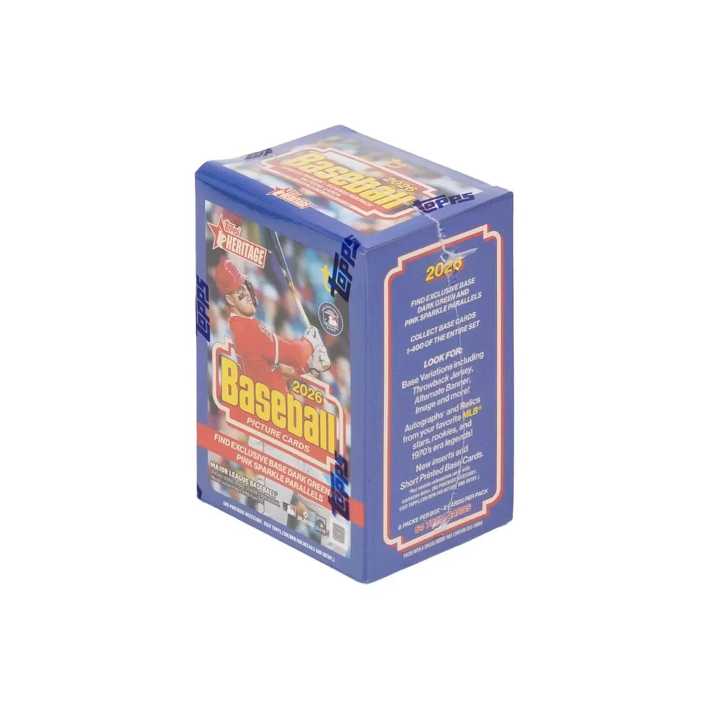 2026 Topps Heritage Baseball Blaster Box (Ships Sealed Only)