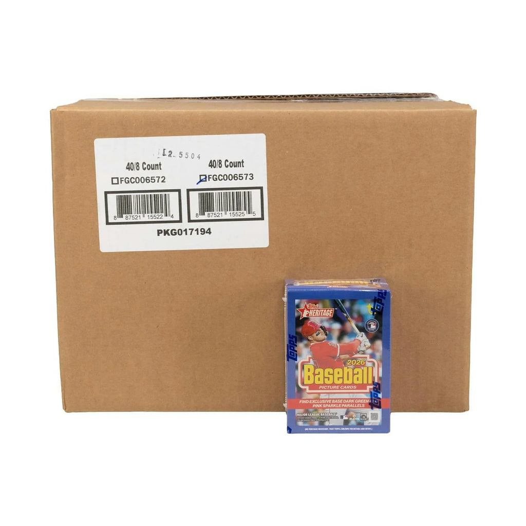 2026 Topps Heritage Baseball Blaster 40 Box Case (Ships Sealed Only) - D2