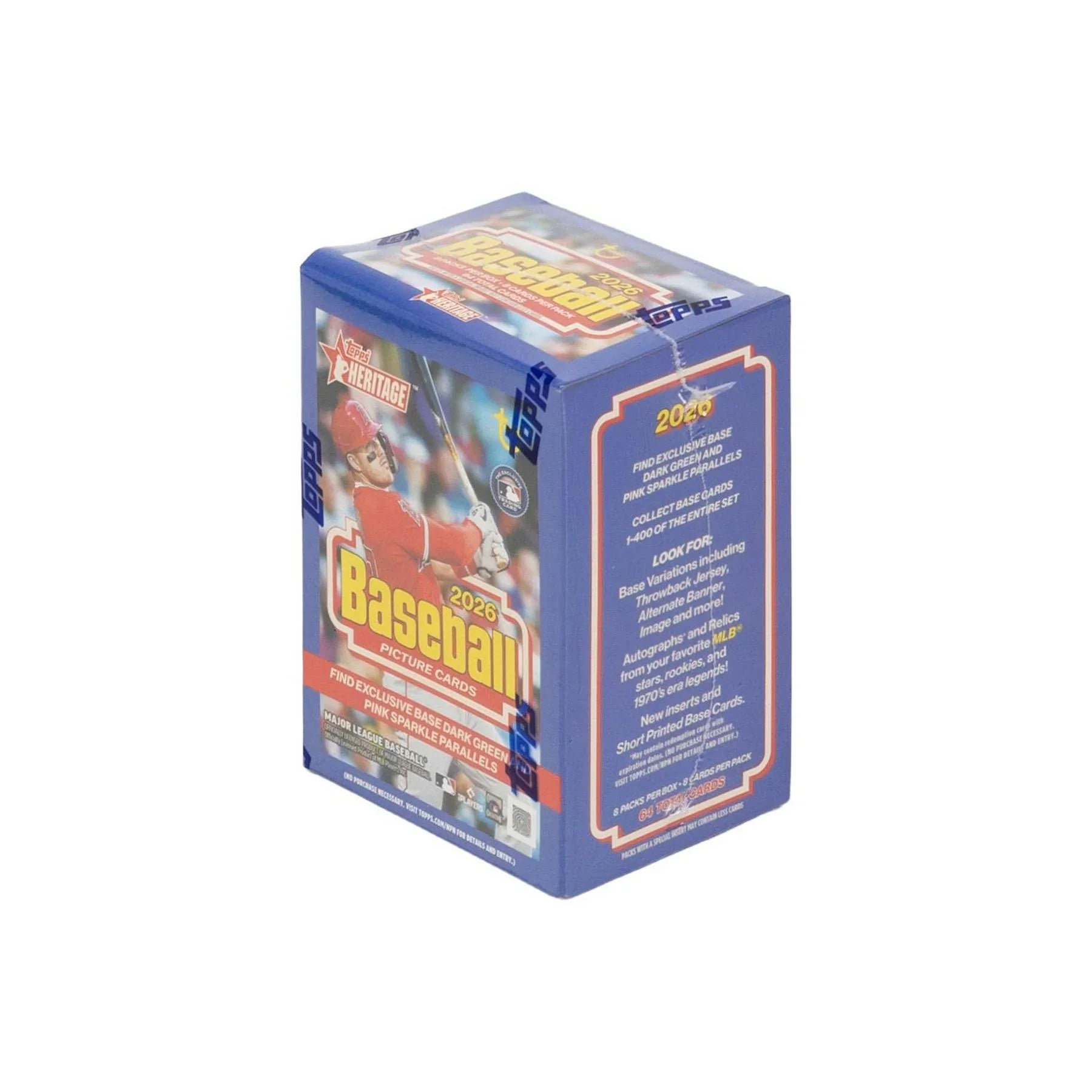 2026 Topps Heritage Baseball Blaster 40 Box Case (Ships Sealed Only) - D2