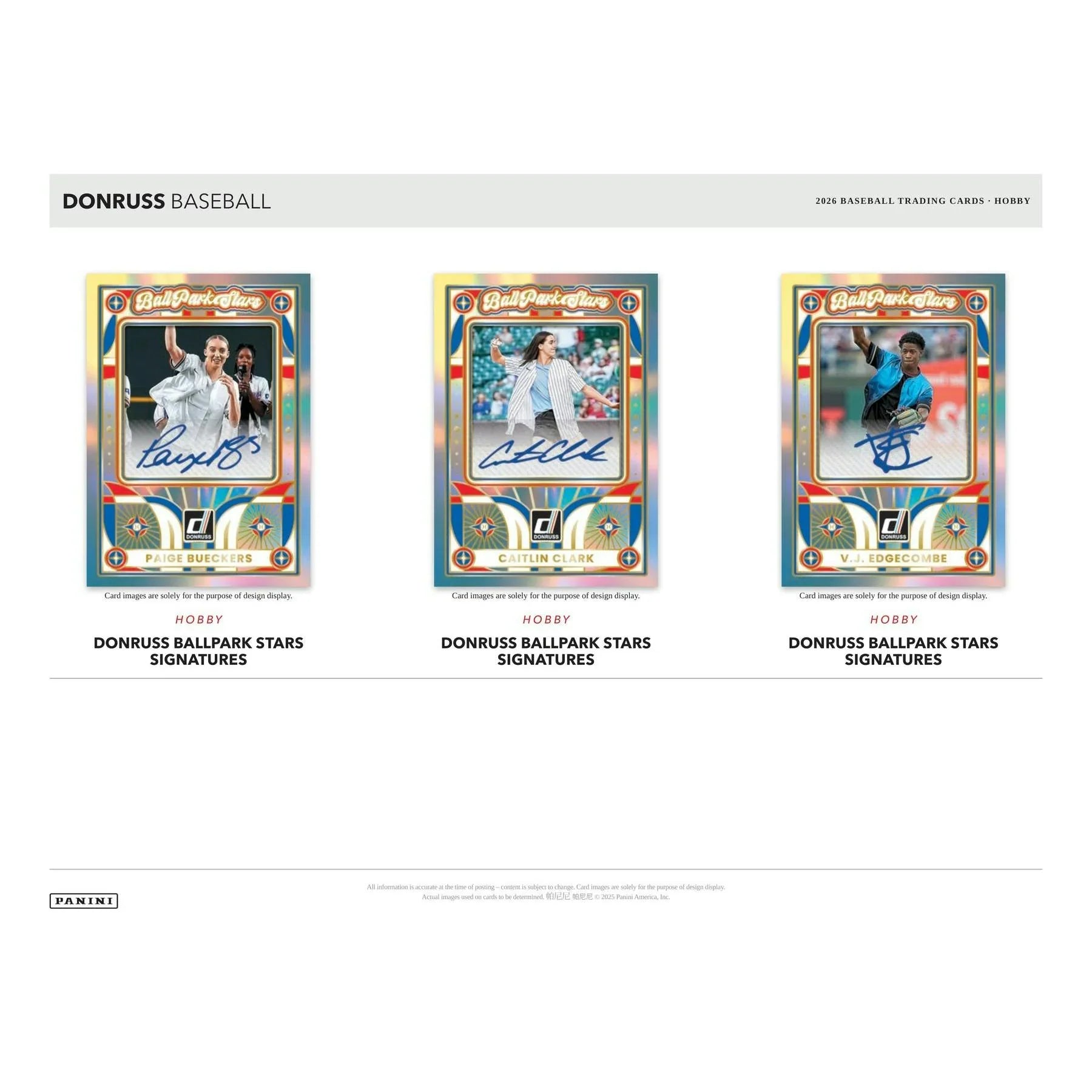2026 Panini Donruss Baseball Hobby Box Presell Releases May 27th 2026 (Ships Sealed Only) - D2