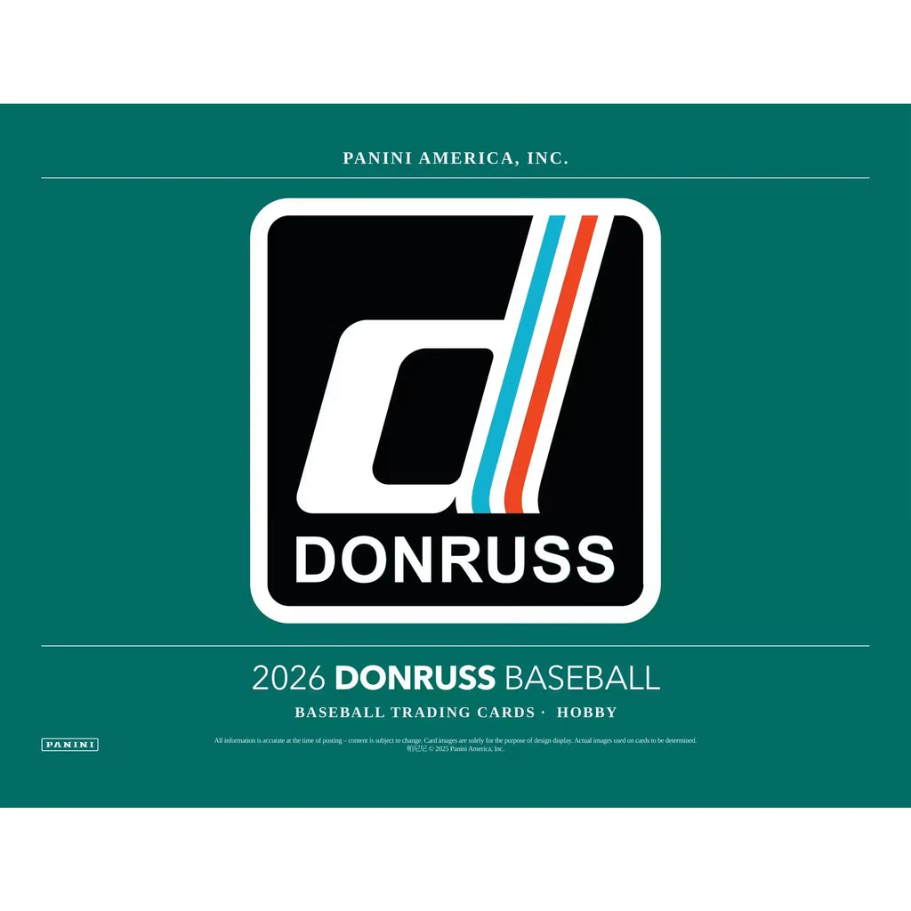 2026 Panini Donruss Baseball Hobby 12 Box Case Presell (Ships Sealed Only) - D2