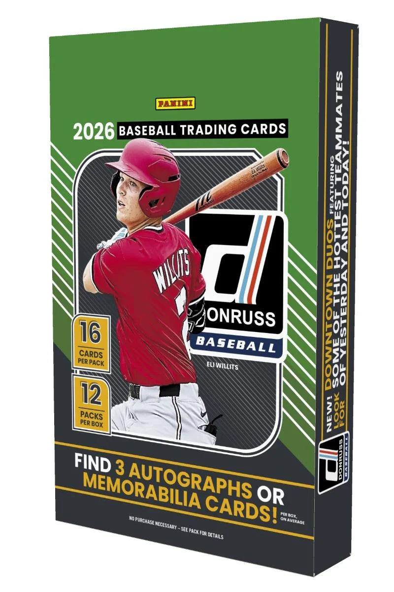 2026 Panini Donruss Baseball Hobby 12 Box Case Presell (Ships Sealed Only) - D2
