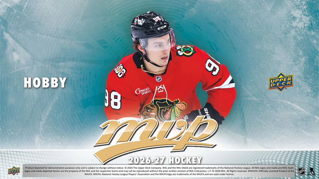 2026 27 Upper Deck MVP Hockey Hobby 20 Box Case Presell Releases Aug 19th 2026 (Ships Sealed Only)