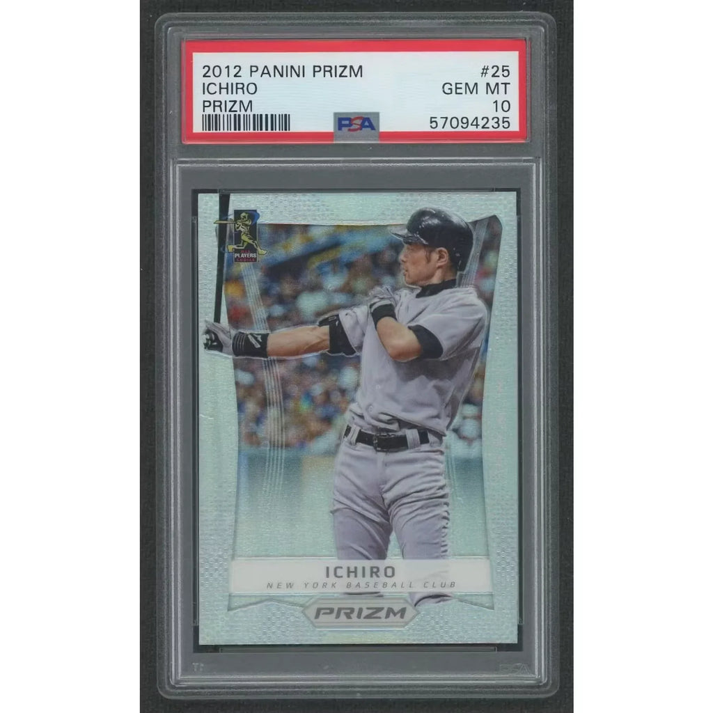 2012 Panini Prizm Ichiro Silver #25 Card | PSA 10