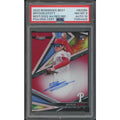 Bryson Stott 2022 Bowman's Best Red Refractor Rookie Auto | PSA 8 #06/10