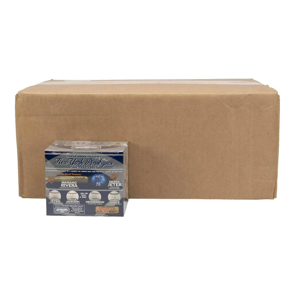 TriStar 2026 New York Pinstripes Hidden Treasures Autographed Baseballs Hobby 12 Box Case (Ships Sealed Only)