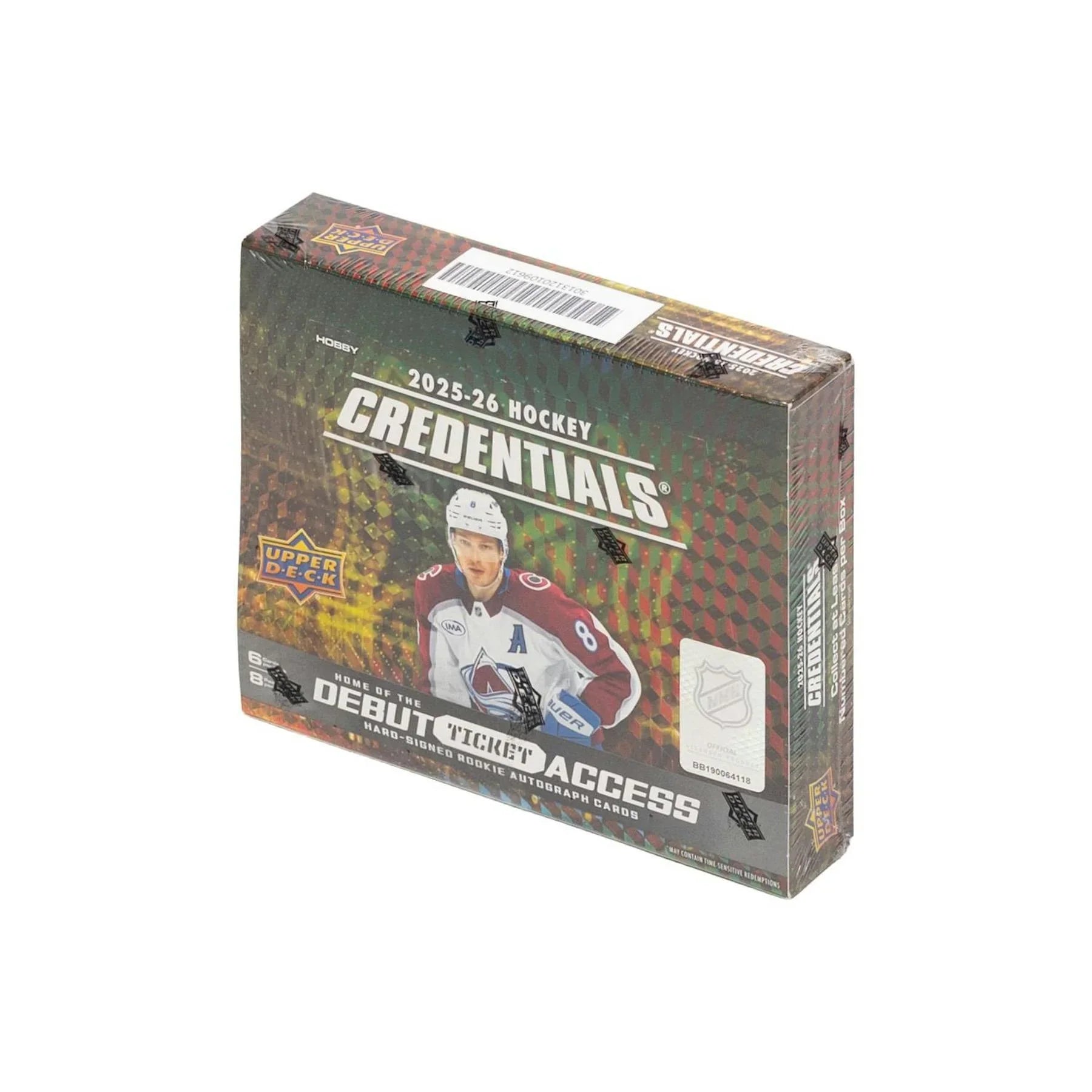 2025 26 Upper Deck Credentials Hockey Hobby Box Sealed (Ships Sealed Only)