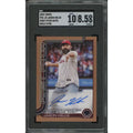 Jason Kelce 2025 Topps Baseball Gold First Pitch Auto | SGC 8.5 #19/50