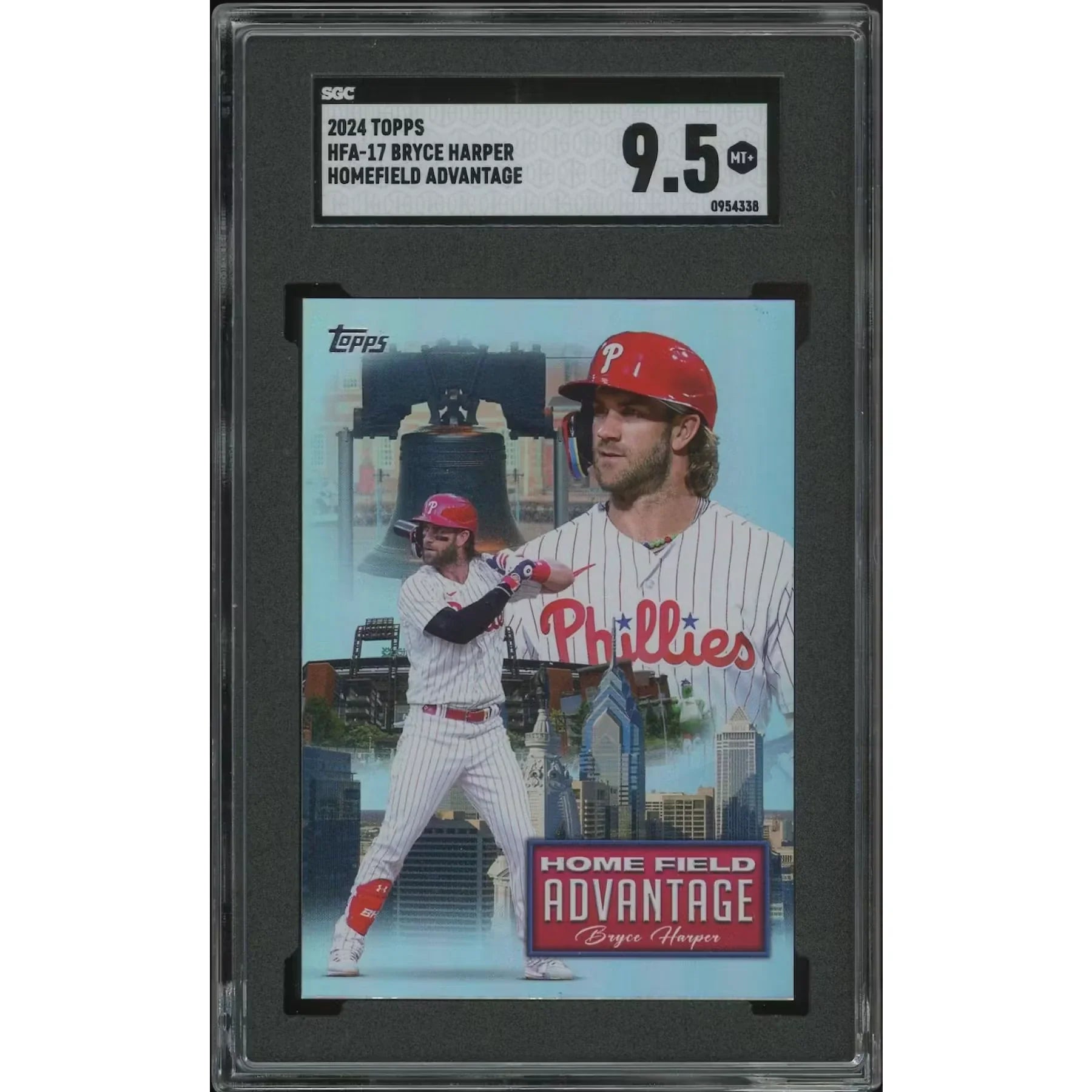 Bryce Harper 2024 Topps Baseball Home Field Advantage Card | SGC 9.5
