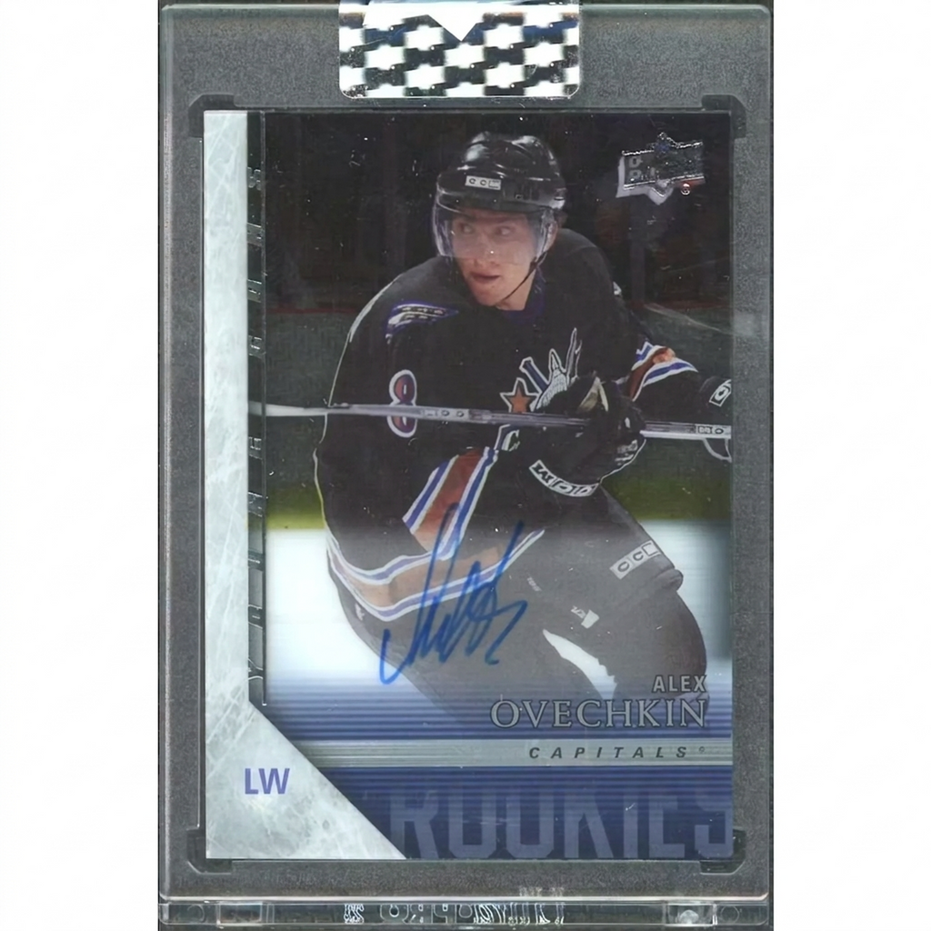 Alex Ovechkin Signed 2020-21 Upper Deck Clear Cut Card | Young Guns Tribute Auto