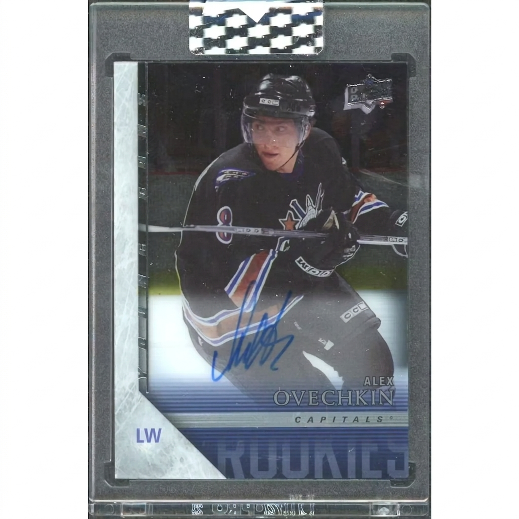 Alex Ovechkin Signed 2020-21 Upper Deck Clear Cut Card | Young Guns Tribute Auto