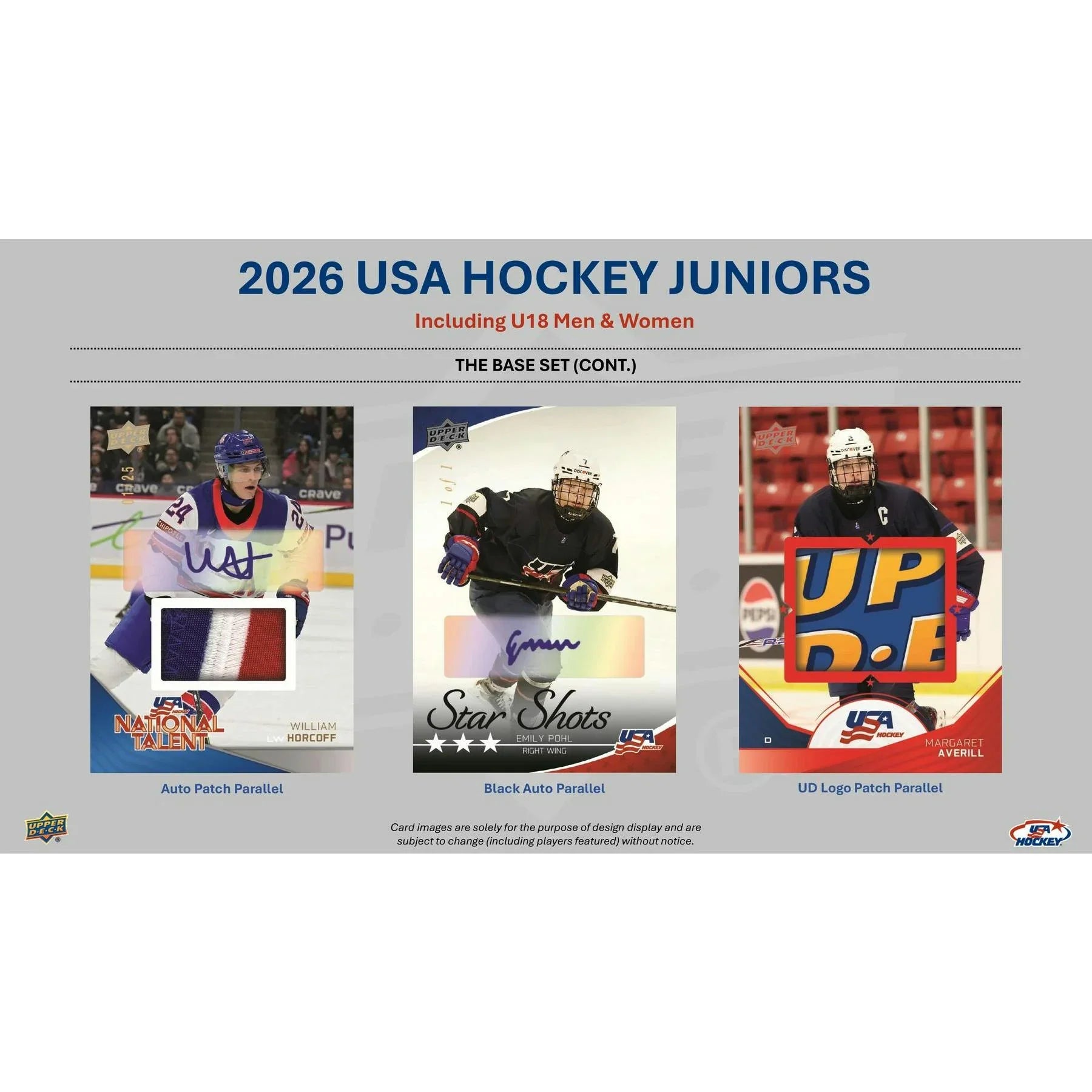 2026 Upper Deck Team USA Juniors Hockey Hobby Box Presell Releases Sep 16th 2026 (Ships Sealed Only)