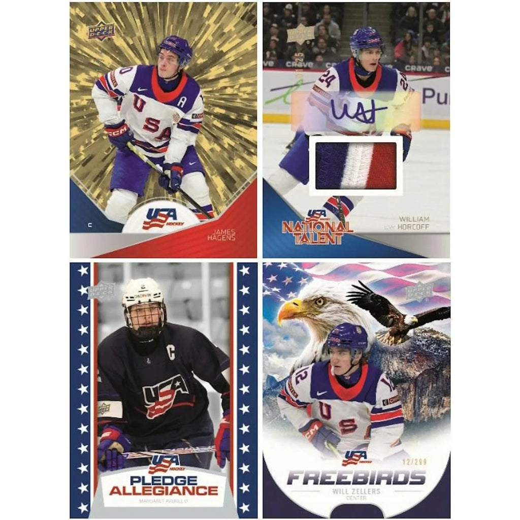 2026 USA Juniors Hockey Hobby Upper Deck Team 12 Box Case Presell Releases Sep 16th 2026 (Ships Sealed Only)