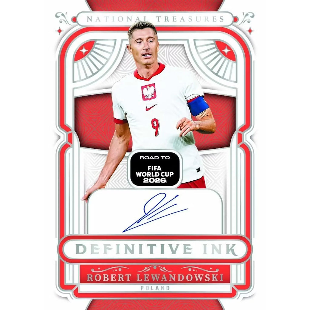 2025-26 Panini National Treasures Road to FIFA World Cup Soccer Hobby 4-Box Case | Presell (Ships Sealed Only)
