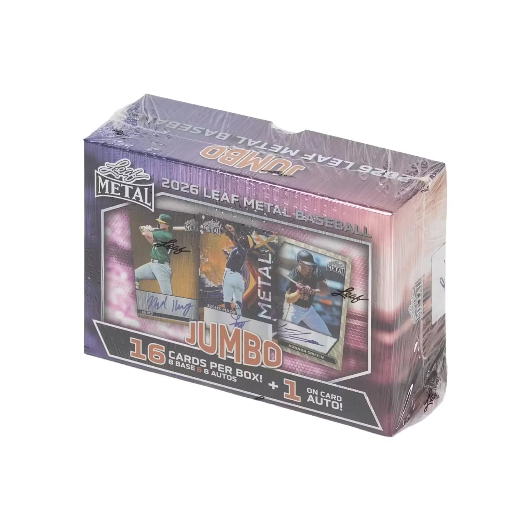 2026 Leaf Metal Baseball Hobby Jumbo Box | 8 Autographs Per Box (Ships Sealed Only) - D2