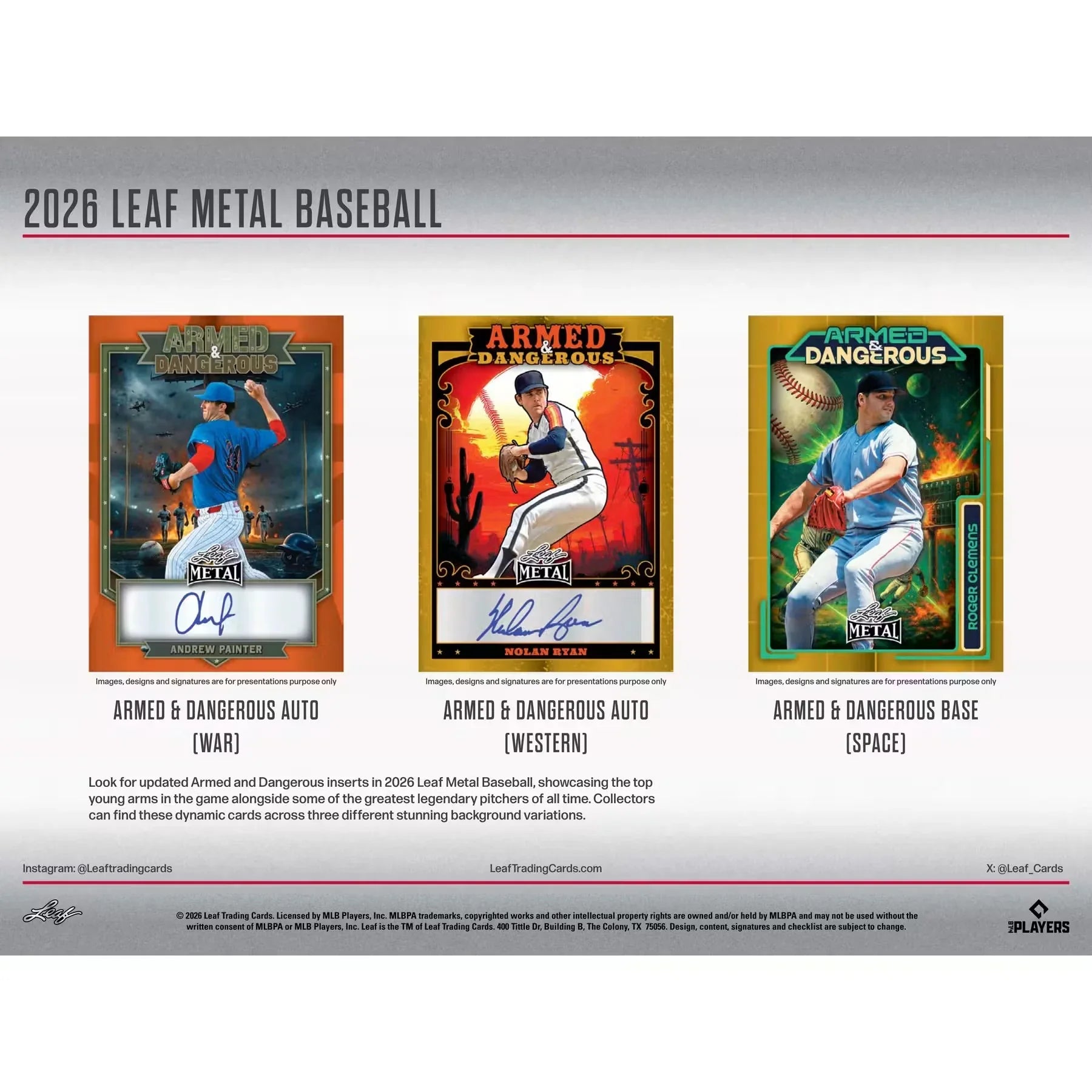 2026 Leaf Metal Baseball Hobby Jumbo Box | 8 Autographs Per Box (Ships Sealed Only) - D2