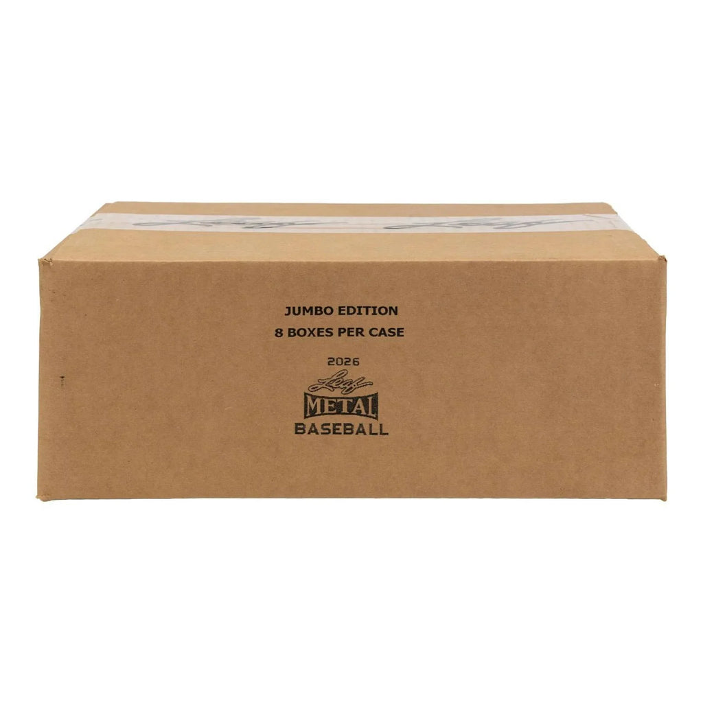 2026 Leaf Metal Baseball Hobby Jumbo 8 Box Case (Ships Sealed Only)