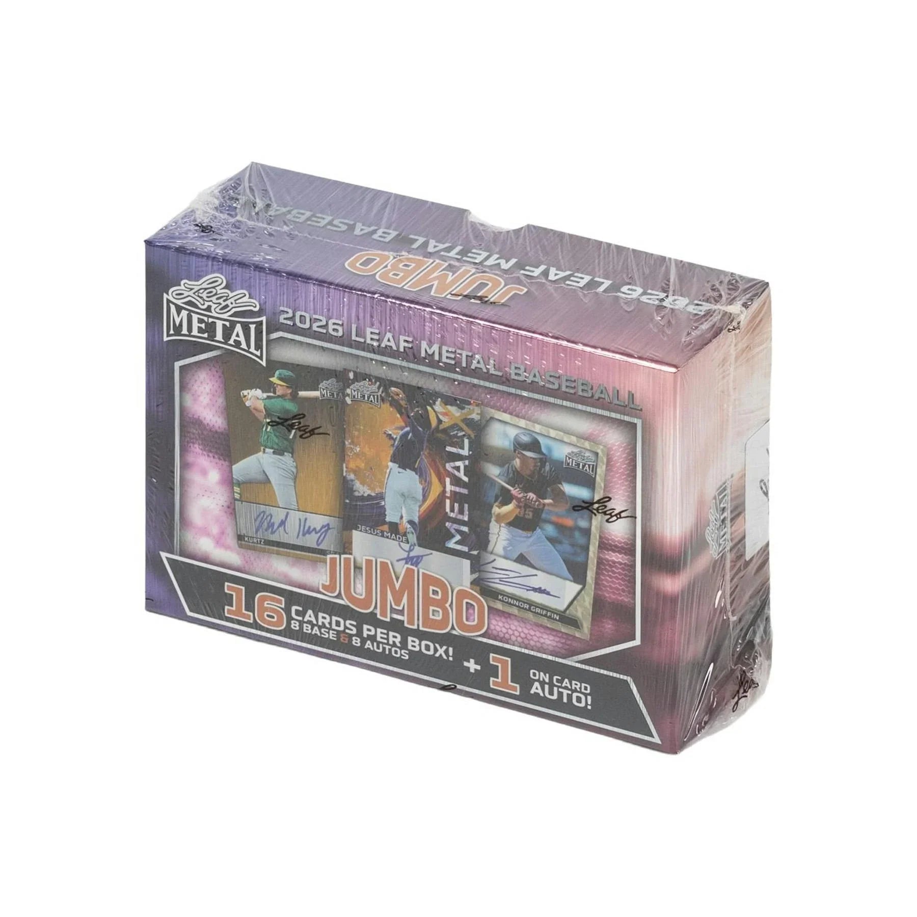 2026 Leaf Metal Baseball Hobby Jumbo 8 Box Case (Ships Sealed Only)