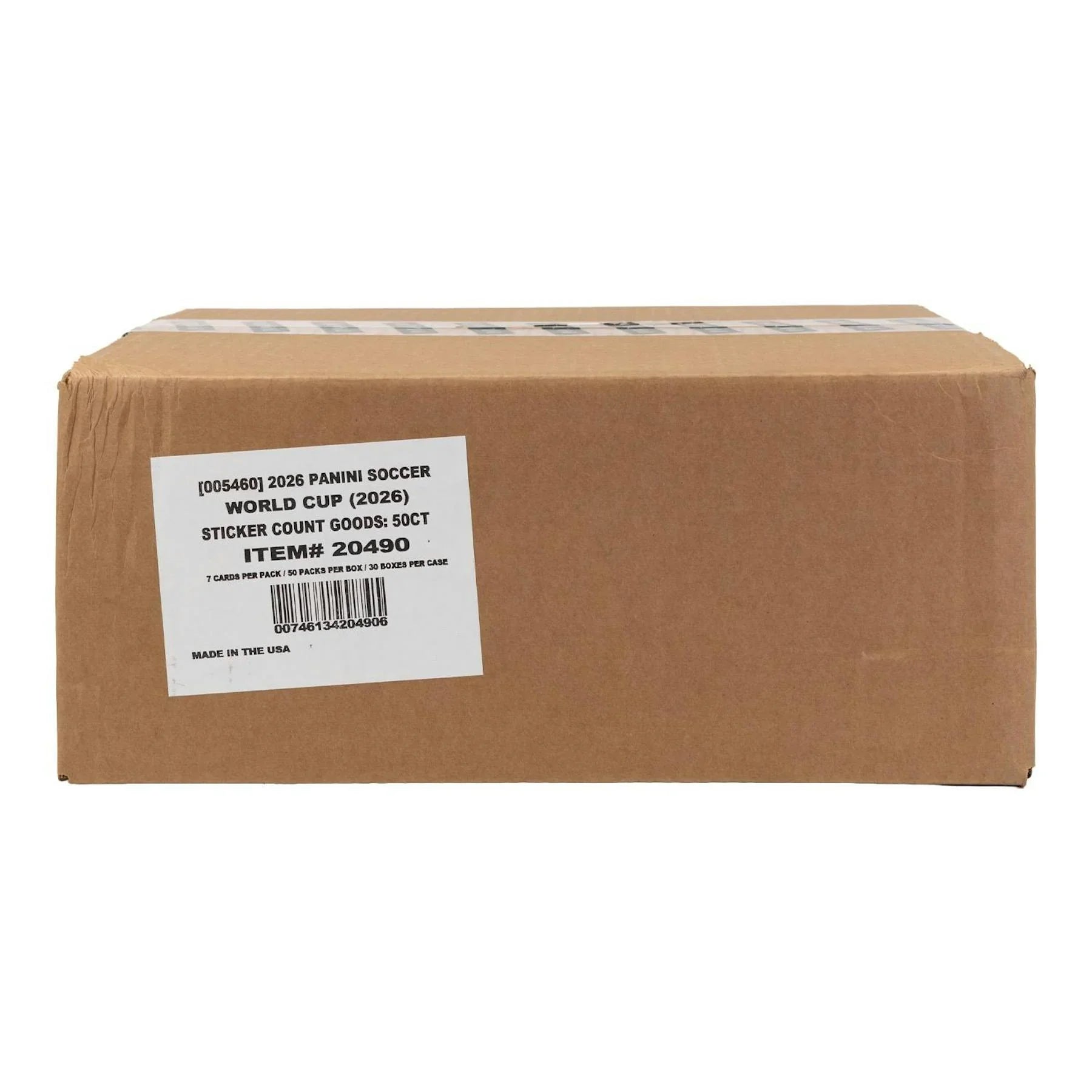 2026 Panini FIFA World Cup Soccer 50 Pack Sticker 30 Box Case U S Version (Ships Sealed Only)