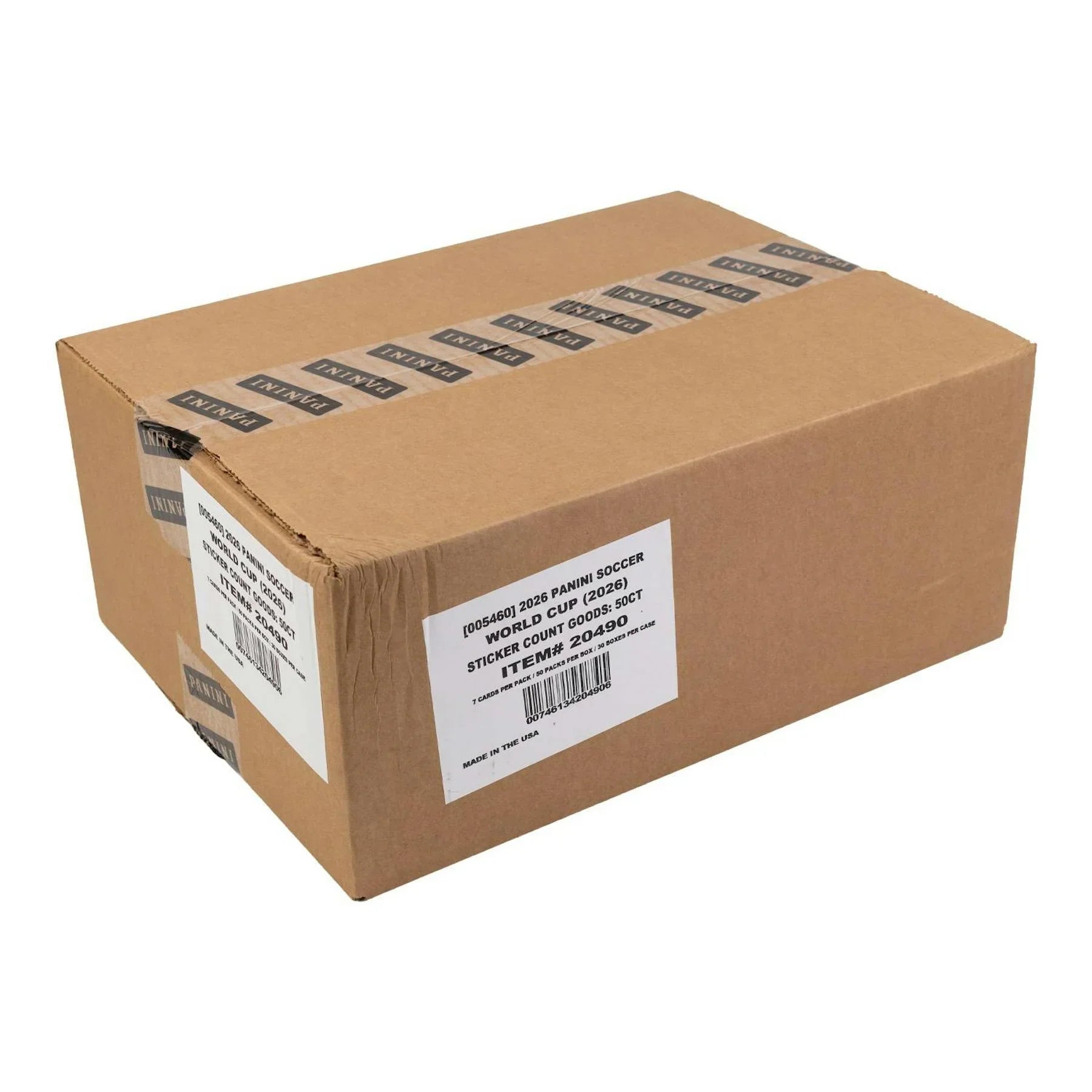 2026 Panini FIFA World Cup Soccer 50 Pack Sticker 30 Box Case U S Version (Ships Sealed Only)