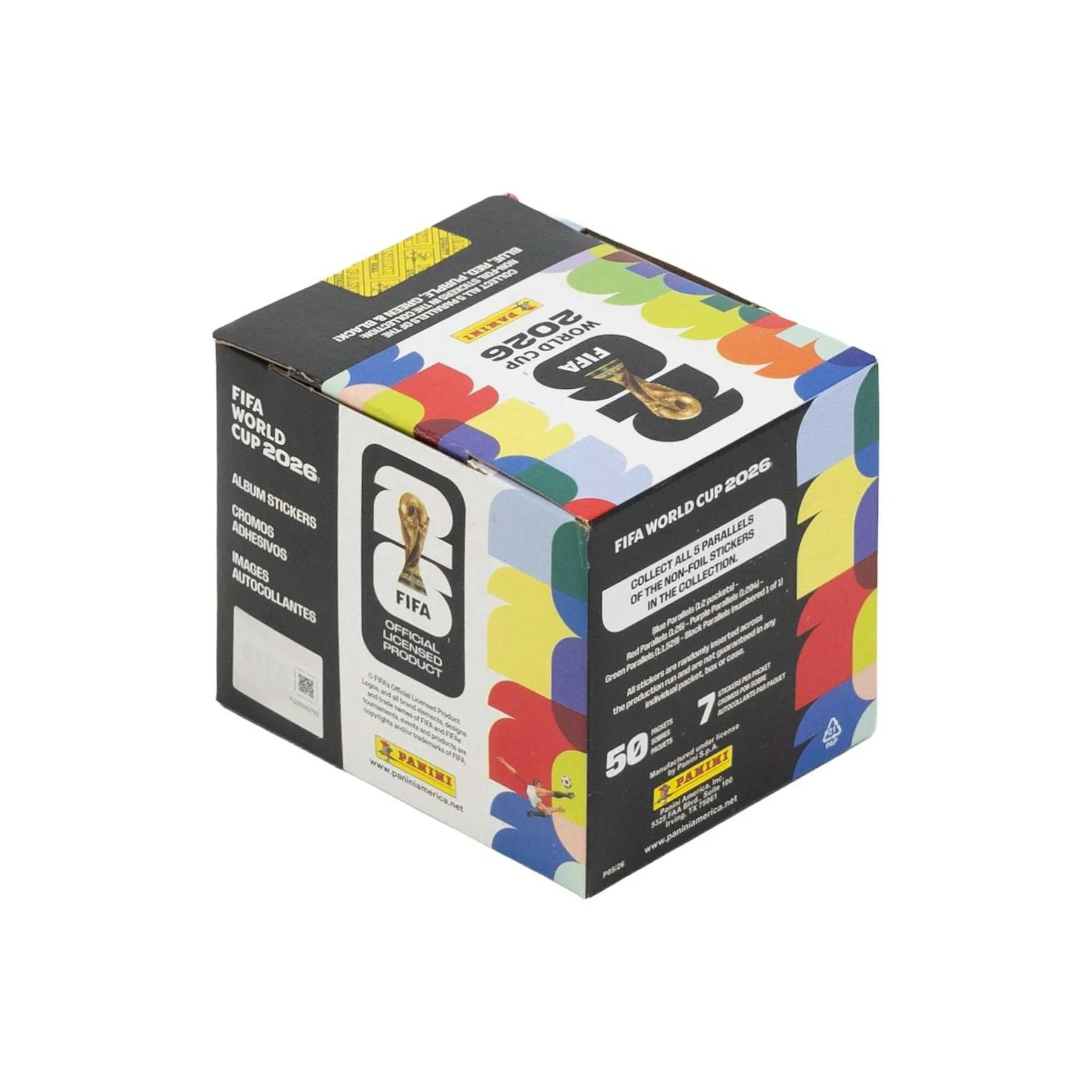 2026 Panini FIFA World Cup Soccer 50 Pack Sticker 30 Box Case U S Version (Ships Sealed Only)