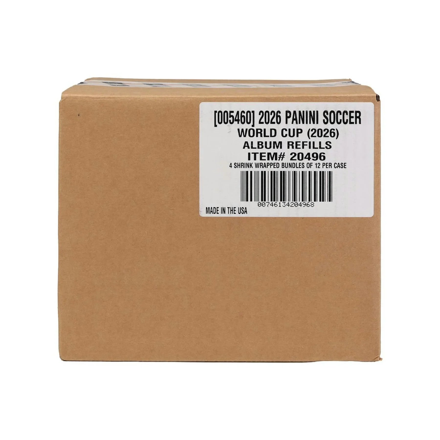 2026 Panini FIFA World Cup Soccer Sticker 12 Album 4 Box Case U S Version (Ships Sealed Only)