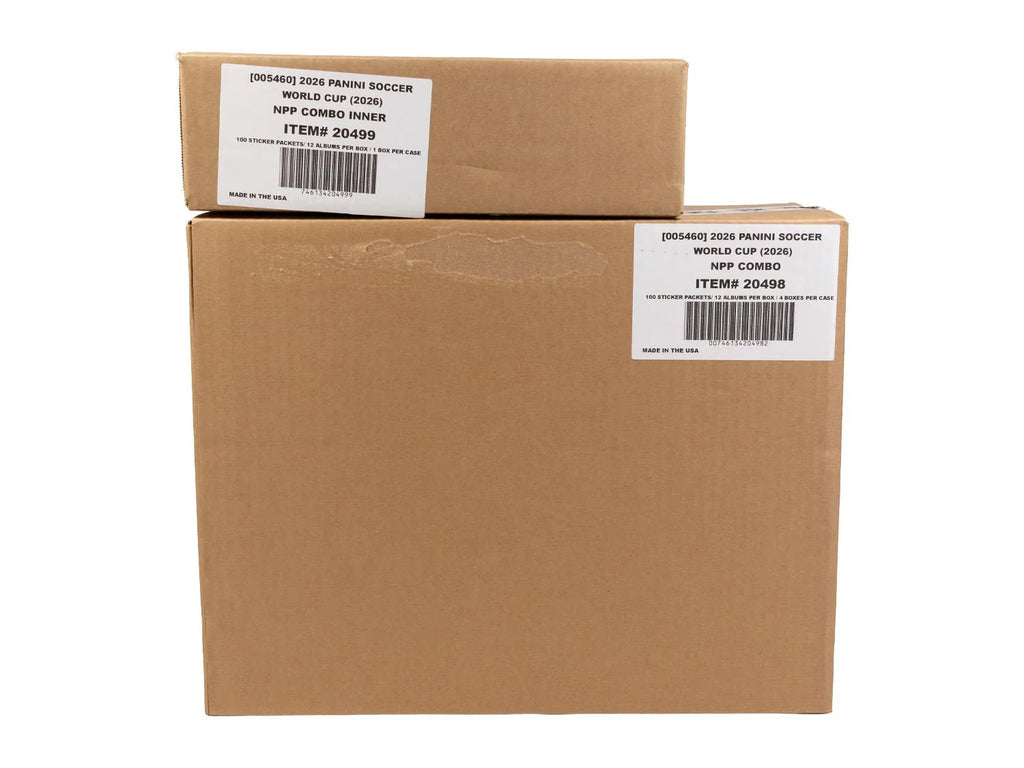 2026 Panini FIFA World Cup Soccer Sticker Combo 4 Box Case US Version (Ships Sealed Only)