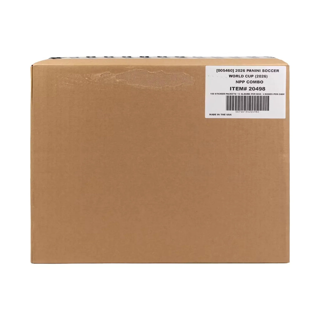 2026 Panini FIFA World Cup Soccer Sticker Combo 4 Box Case US Version (Ships Sealed Only)