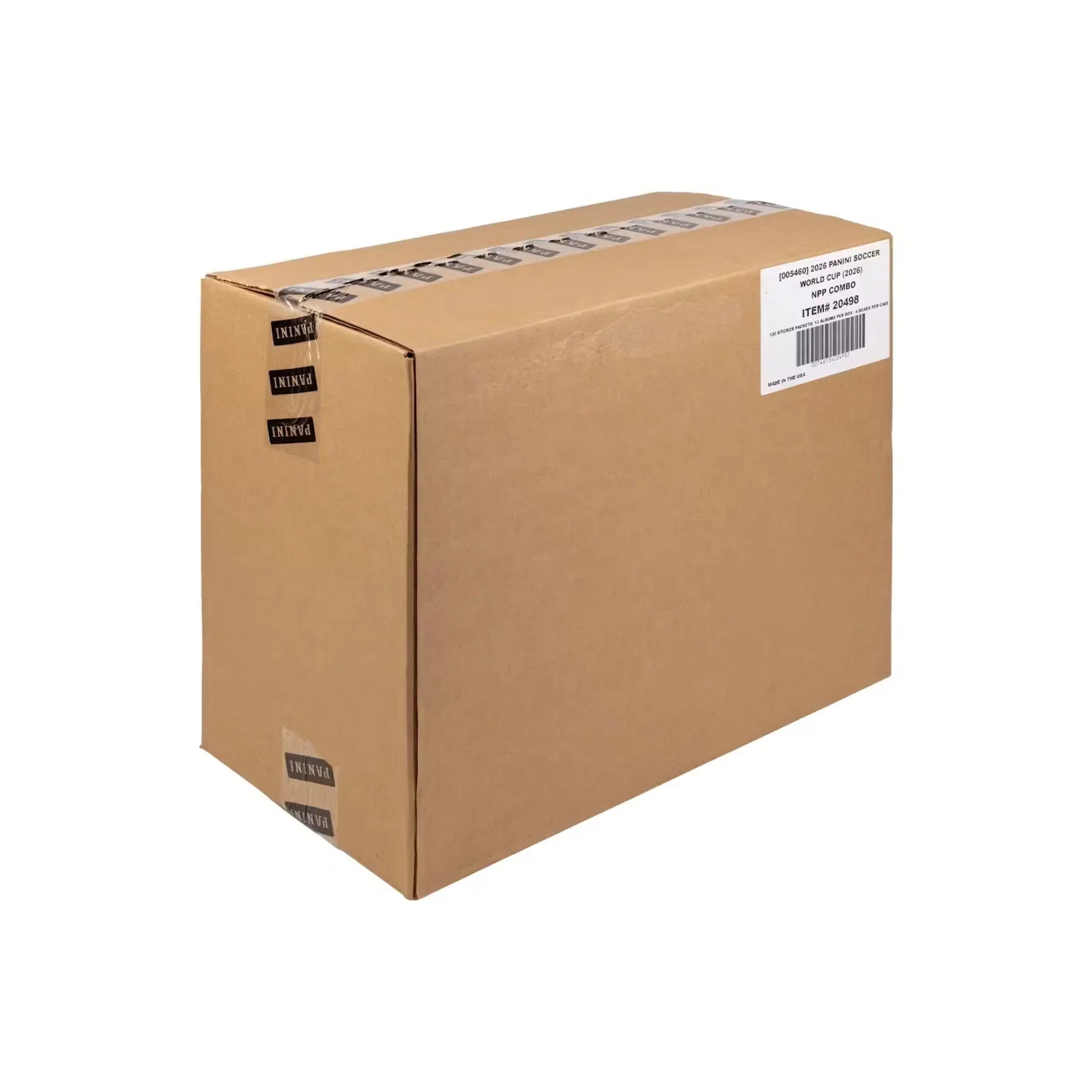 2026 Panini FIFA World Cup Soccer Sticker Combo 4 Box Case US Version (Ships Sealed Only)