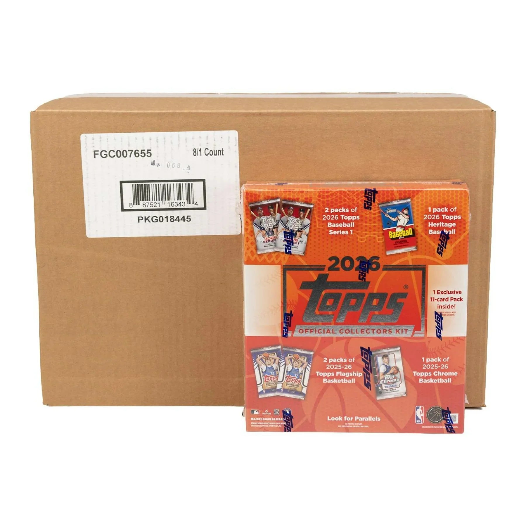 2026 Topps MLB x NBA Official Collector Kit 8 Box Case (Ships Sealed Only)