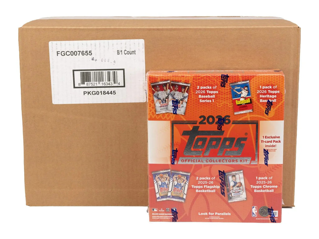 2026 Topps MLB x NBA Official Collector Kit 8 Box Case (Ships Sealed Only)