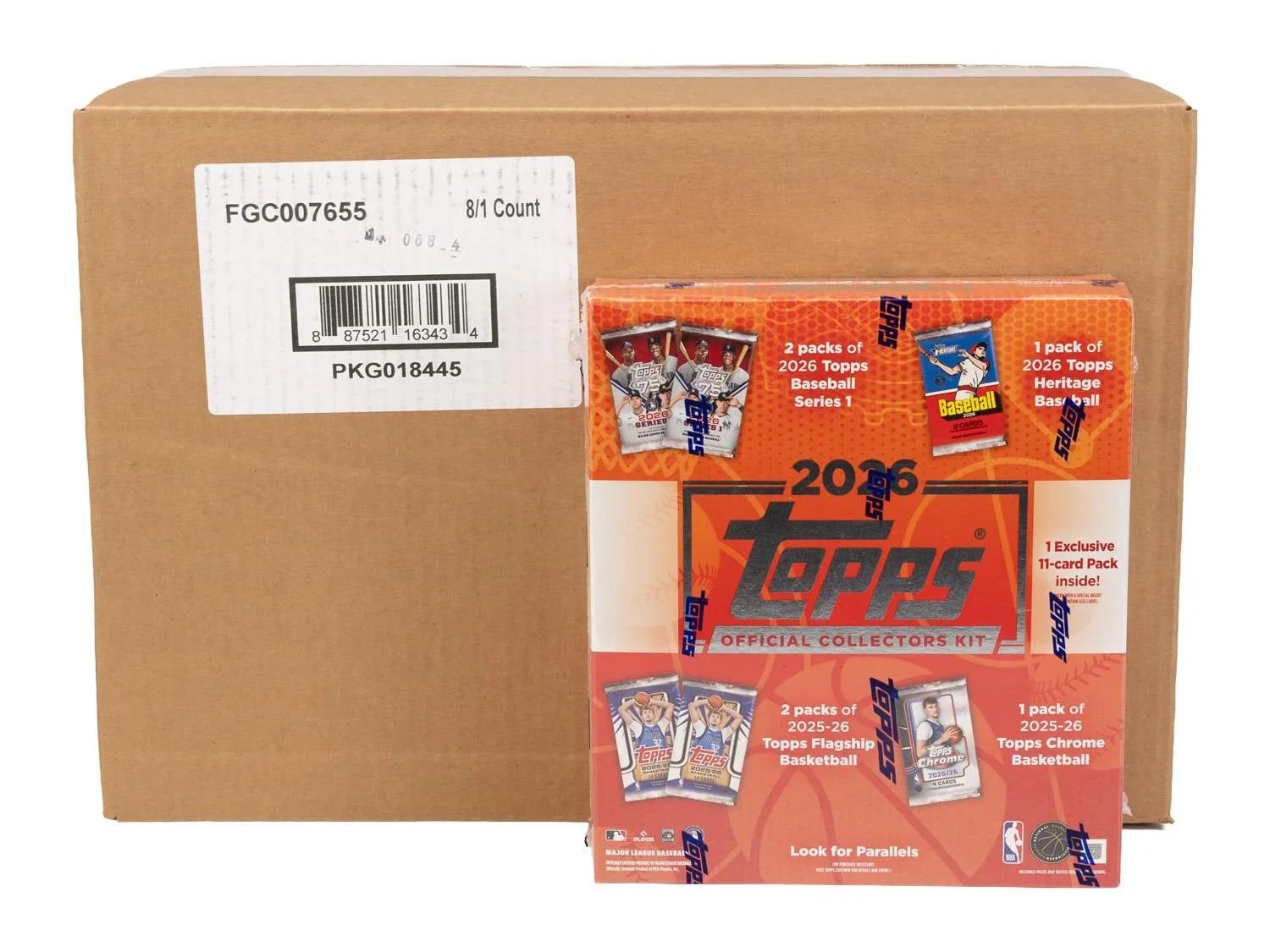 2026 Topps MLB x NBA Official Collector Kit 8 Box Case (Ships Sealed Only)