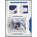 Josh Allen 2018 Panini National Treasures Dual Materials Card | Silver/25