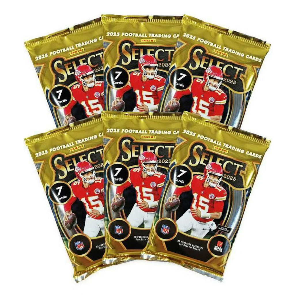 2025 Panini Select Football Mega Box Black Green Prizm Shock (Ships Sealed Only)