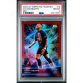 Kylian Mbappe 2023-24 Topps PSG Team Set Card Red/5 | PSA 8