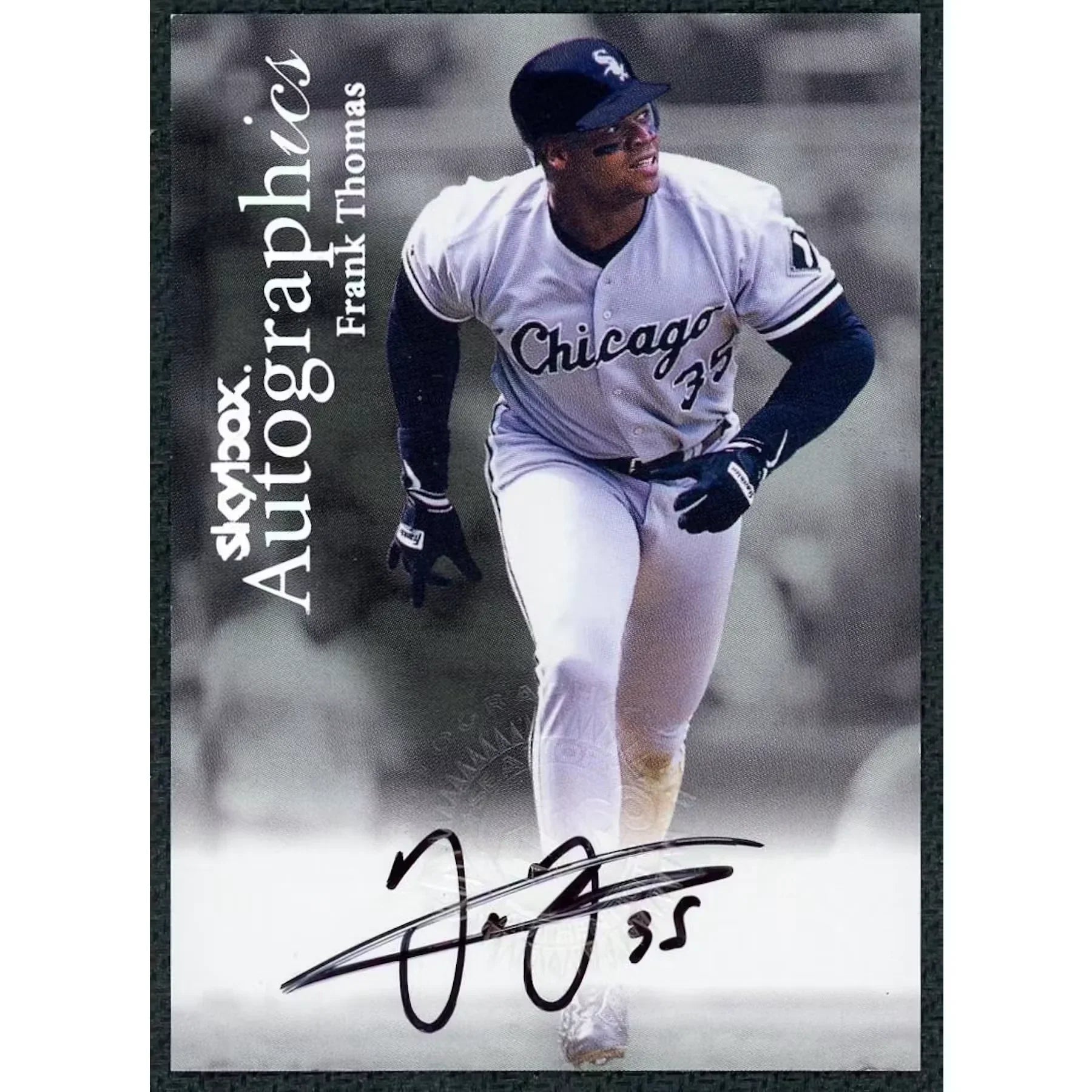 Frank Thomas Signed 1999 Skybox Autographics Card