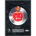 Alexander Isak 2026 Topps Chrome Premier League | Triple Platinum Black/10