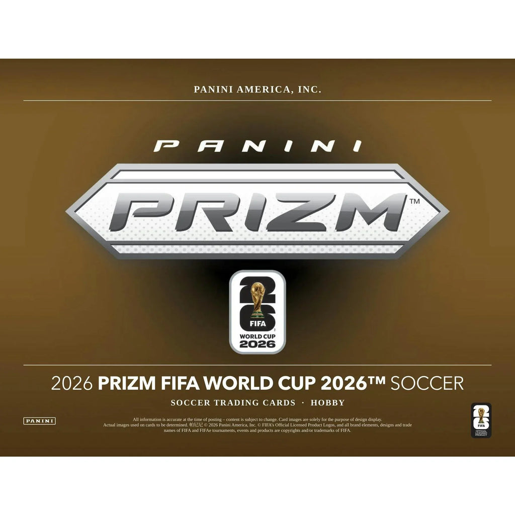 2026 Panini Prizm FIFA World Cup Soccer Hobby Box Presell Releases Jun 17th 2026 (Ships Sealed Only)