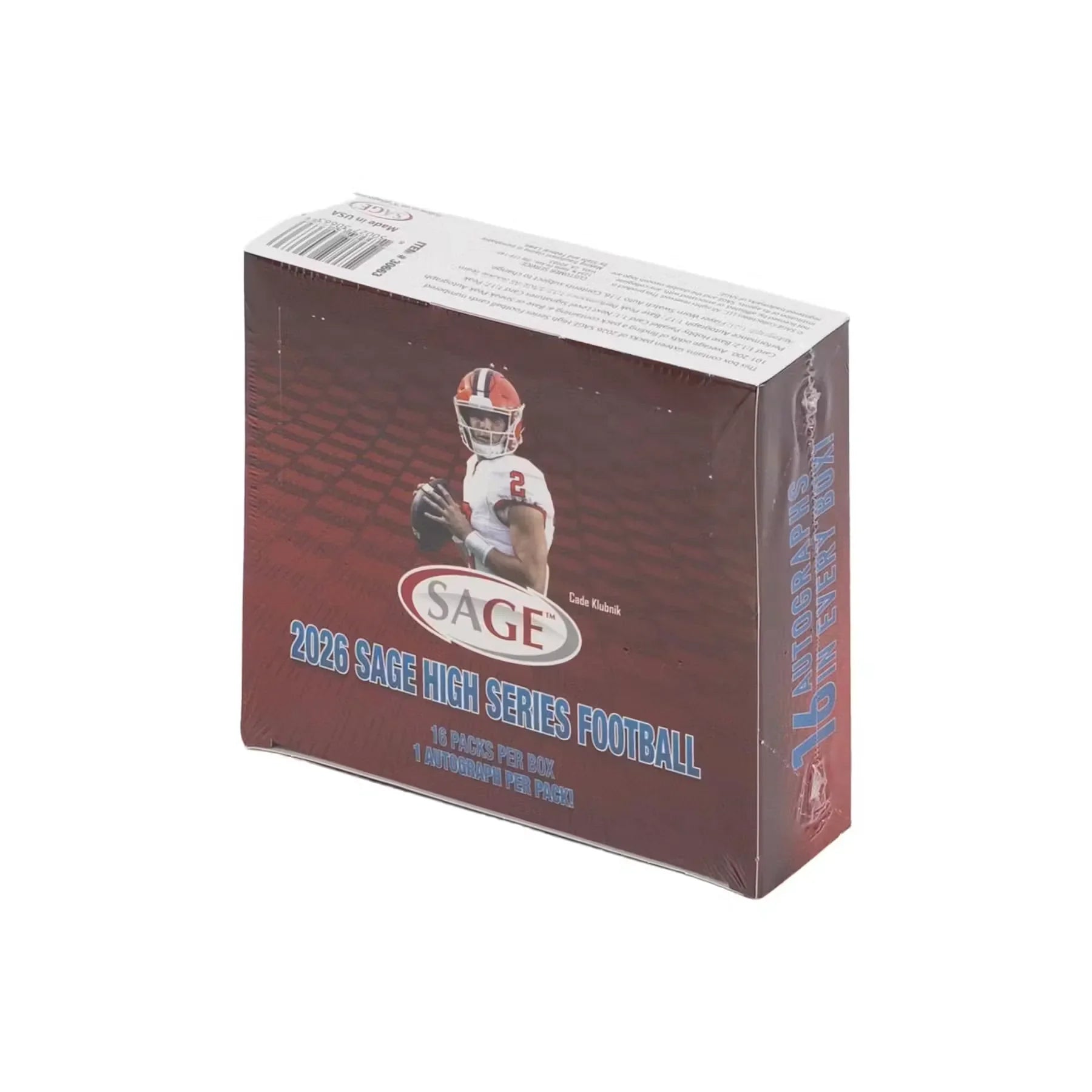 2026 Sage High Series Football Hobby Box (Ships Sealed Only)