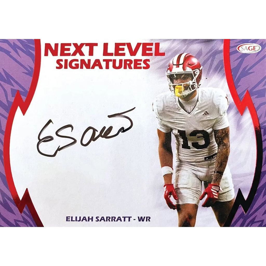 2026 Sage High Series Football Hobby Box (Ships Sealed Only)