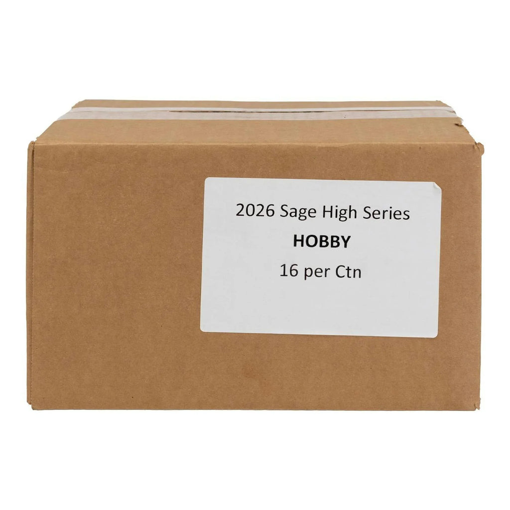 2026 Sage High Series Football Hobby 16 Box Case (Ships Sealed Only)