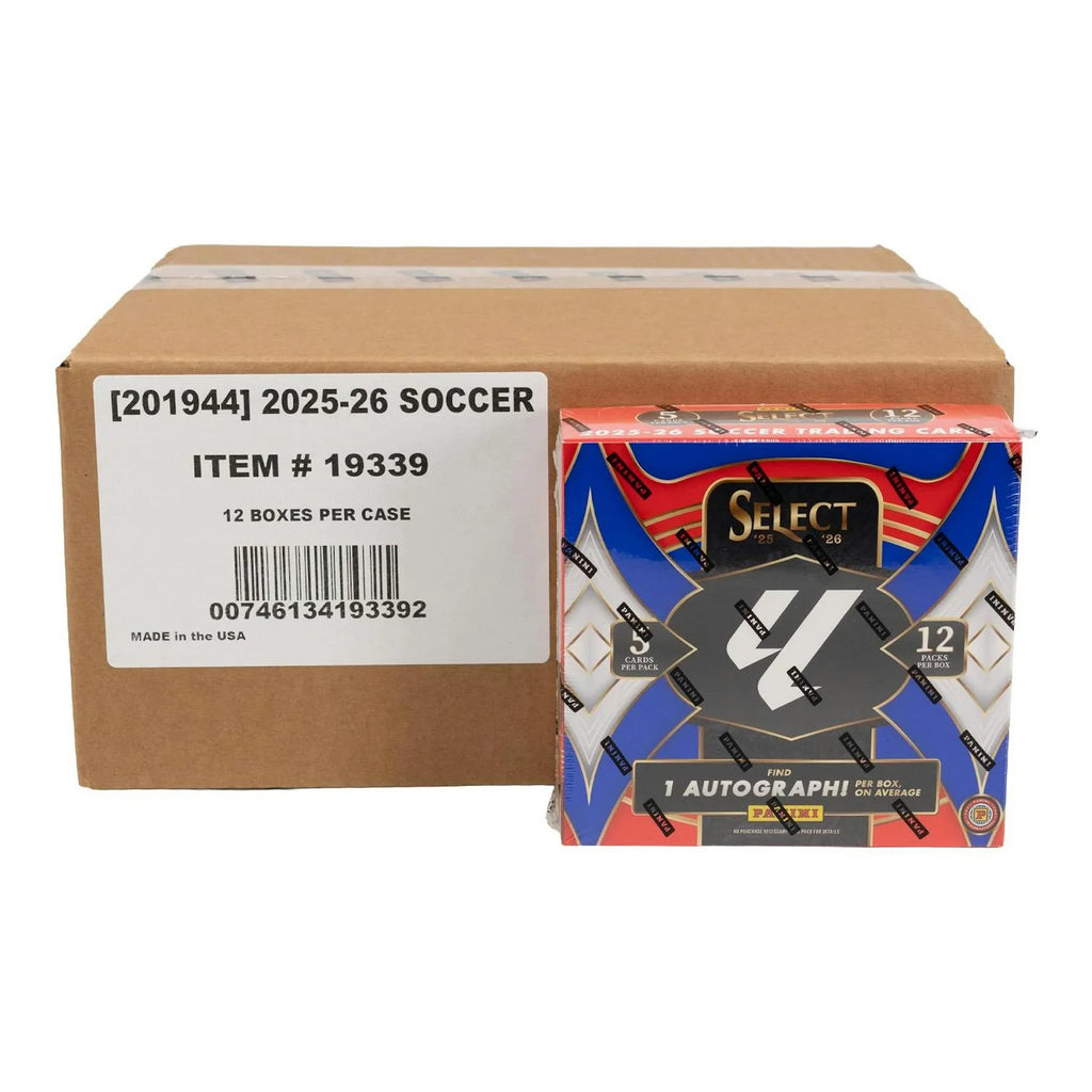 2025 26 Panini Select La Liga Soccer Hobby International 12 Box Case (Ships Sealed Only)